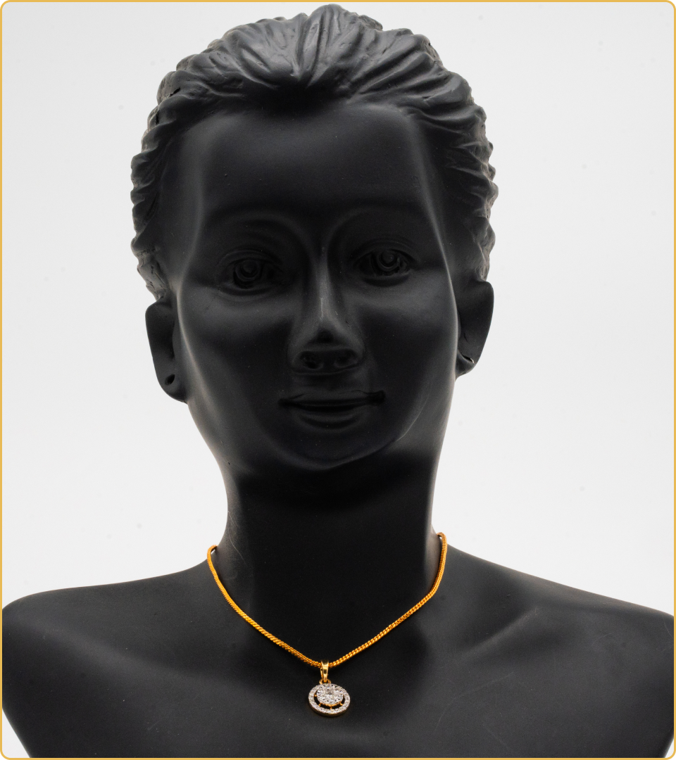 Swarga and Women Pendant and KP-531 Swarga’s pendants blend spiritual symbolism with contemporary design. Whether for daily wear or festive moments, they express grace and meaning in every detail.