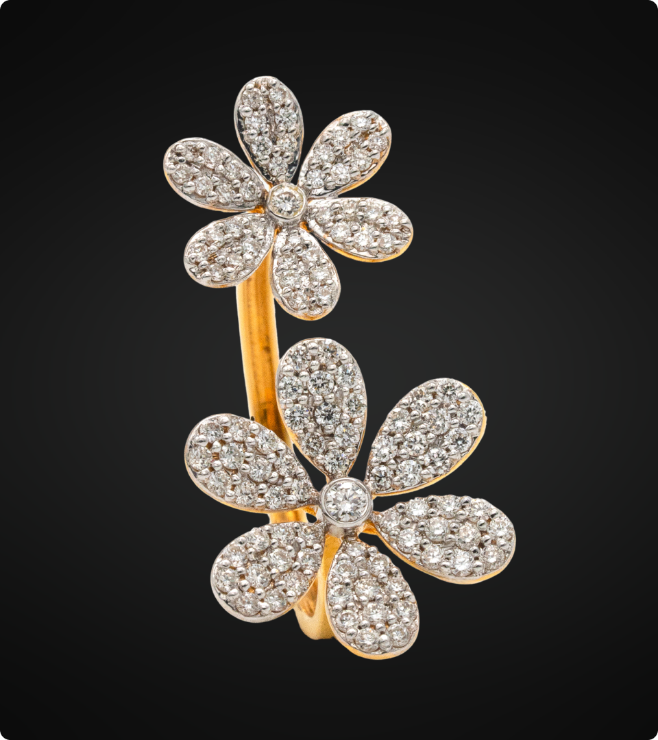 Swarga and Women Ring and KLR-1956 Swarga’s earrings are crafted to celebrate elegance and individuality. From timeless classics to modern designs, each pair brings effortless charm.