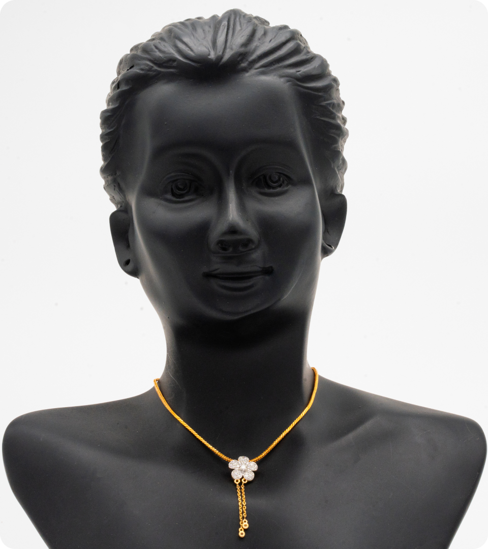 Swarga and Women Pendant and KP-534 Swarga’s pendants blend spiritual symbolism with contemporary design. Whether for daily wear or festive moments, they express grace and meaning in every detail.